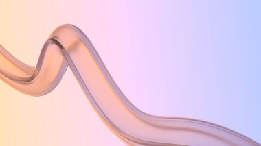 Soyut cam kalın çizgiler. Soyut eğim arkaplanı. Soyut sıvı şekiller. Yumuşak eğimli renkler Sarı ve mor gradyan