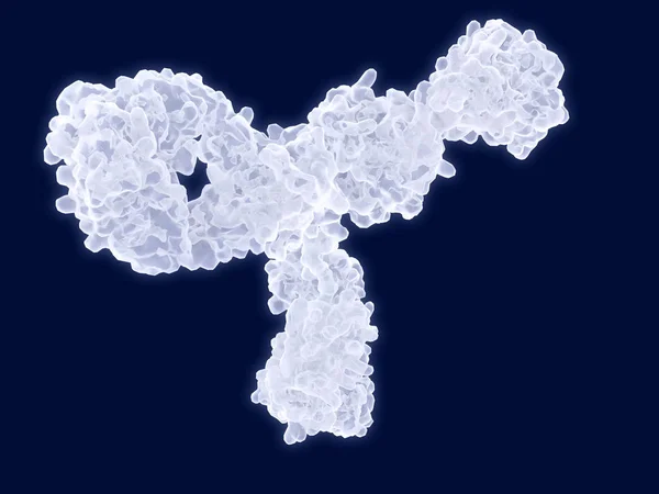 Przeciwciała Białka Wytwarzane Przez Komórki Plazmatyczne One Identifiy Neutralizują Bakterie — Zdjęcie stockowe