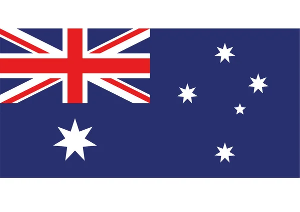 Avustralya bayrağı illüstrasyon vektör