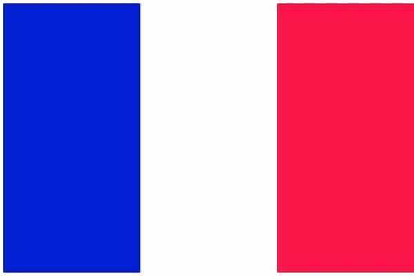 Fransa bayrak vektör illüstrasyonu