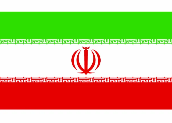 Iran bayrağı illüstrasyon vektör