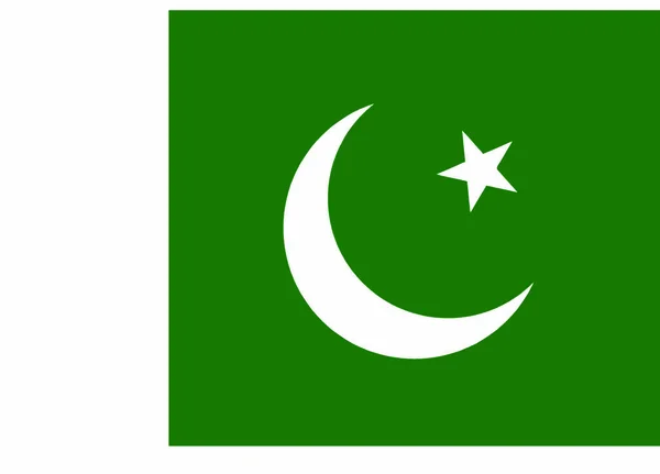 Pakistán Bandera Vector Ilustración — Archivo Imágenes Vectoriales