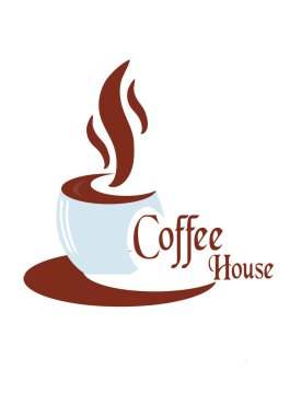 kahve dükkanları için logo vektör illüstrasyon