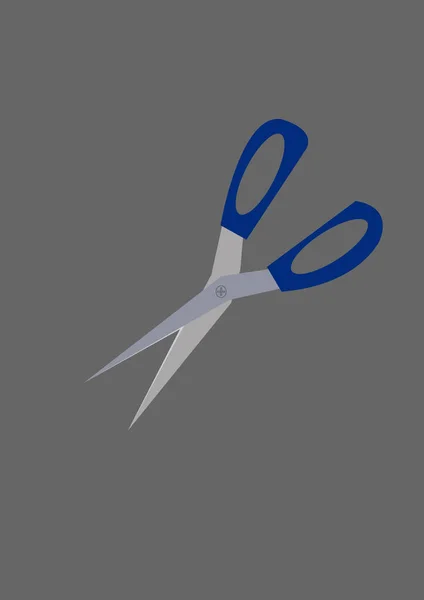 Bir makasın vektör illüstrasyonu