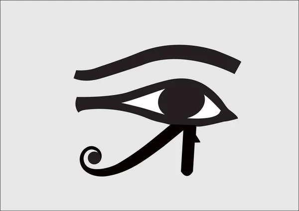 Deus Horus Olho Vetor Ilustração — Vetor de Stock