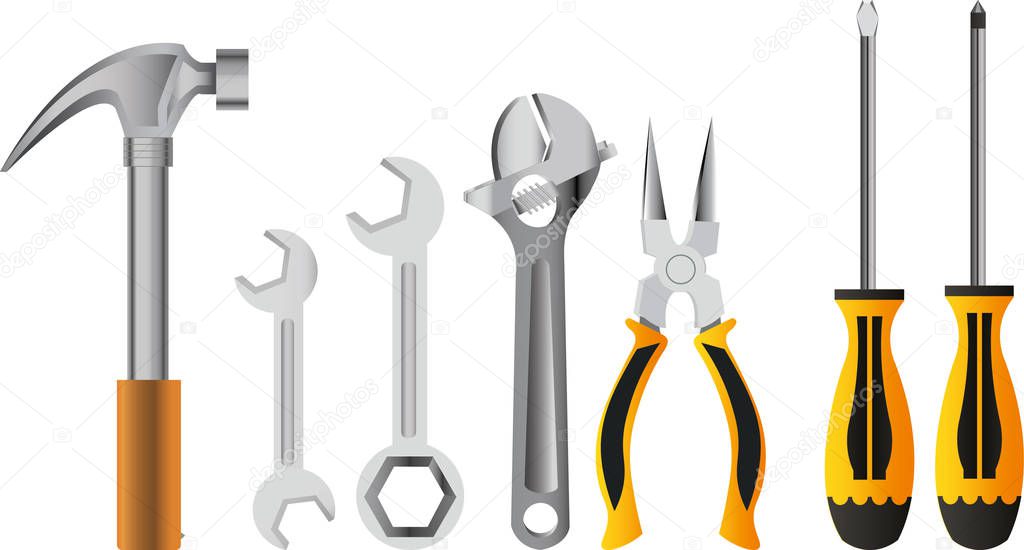 repair tools vector illustration