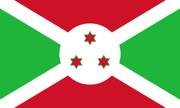 Burundi vektör illüstrasyon kalite çizgi rengi bayrağı