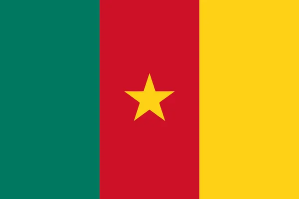 Kamerun vektör hattının bayrağı