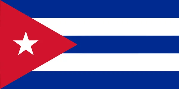 Küba vektör kalite hattı bayrağı