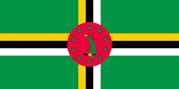 Dominika vektör hattının bayrağı