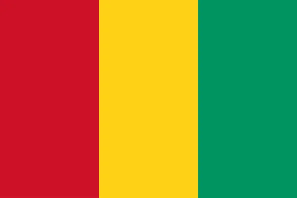 Gine vektör kalite renk çizgisi bayrağı