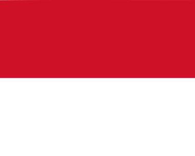 Monako vektör bayrağı