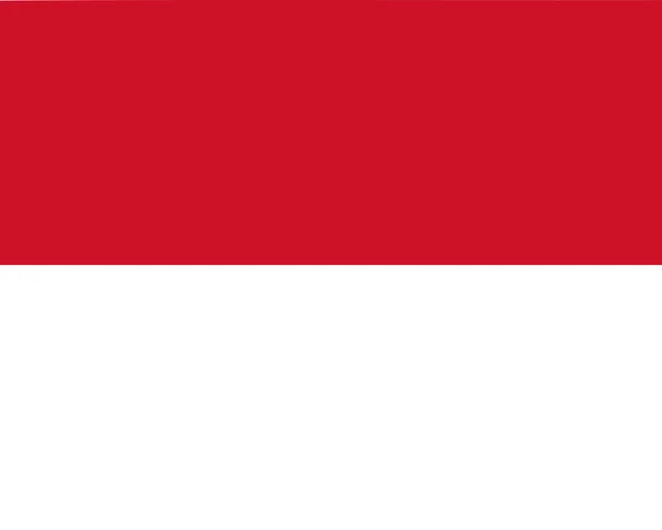 Flaga Monako Wektor — Wektor stockowy