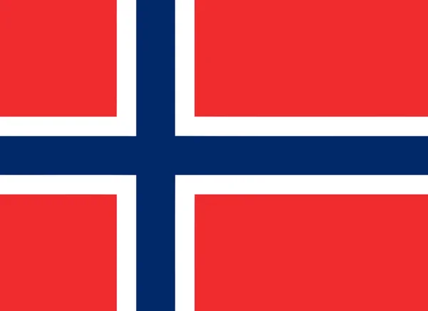 Norveç vektör kalite çizgi rengi bayrağı