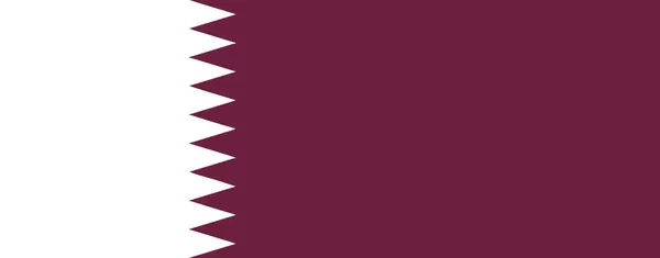 Katar vektör kalite çizgi rengi bayrağı