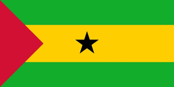 sao tome principe bayrağı illüstrasyon vektör