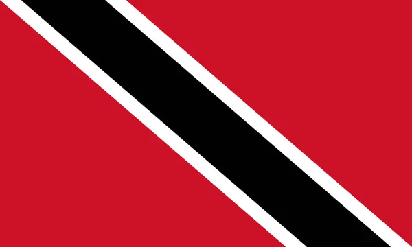 Drapeau Turinidad Tobago Illustration Vectorielle — Image vectorielle