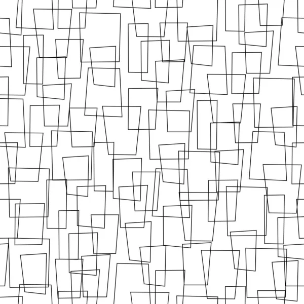 Lineair Naadloos Patroon Met Abstracte Geometrische Textuur Vector Illustratie — Stockvector