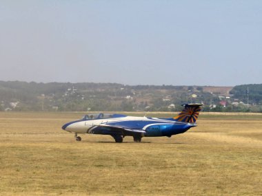 Kharkiv, Ukrayna 09.01.2019. Aviafest festivalinde uçaklar. Fotoğraf