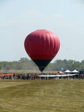 Kharkiv, Ukrayna 09.01.2019. Aviafest festivalinde ballon. Fotoğraf