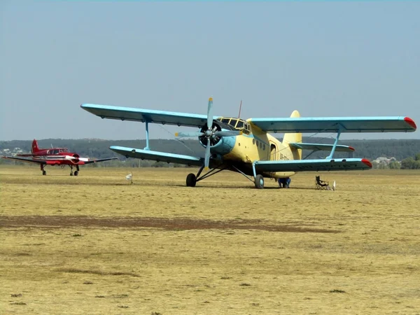 Kharkiv, Ukraine 09.01.2019. airplanes at the Aviafest festival. photo — Stock Photo, Image