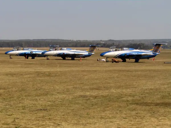 Kharkiv, Ucrania 09.01.2019. aviones en el festival Aviafest. foto — Foto de Stock