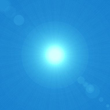 Güneş glow - illüstrasyon ile arka plan