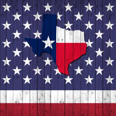 Texas bayrağı ile kopya alanı metin veya resimler 