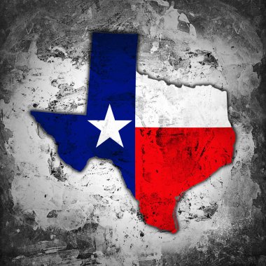 Texas arka plan kopya alanı için metin - 3d çizim ile    