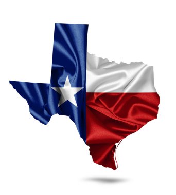 Texas bayrağı ile kopya alanı metin veya resimler 