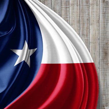 Texas arka plan kopya alanı için metin - 3d çizim ile    