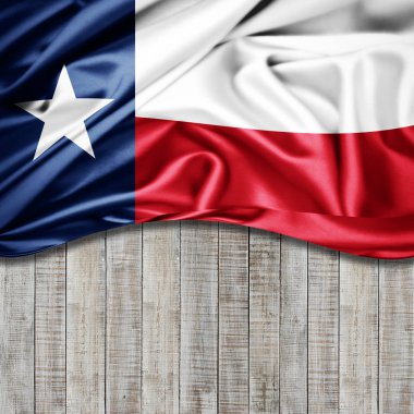 Texas bayrağı ile kopya alanı metin - 3d çizim için    