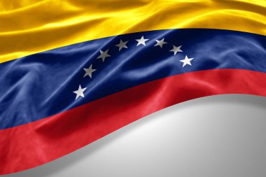 Venezuela bayrağı ile kopya alanı metin - 3d çizim için    