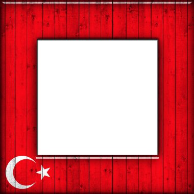 Türkiye bayrağı ile kopya alanı metin veya resimler 
