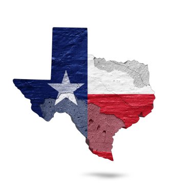 Texas arka plan kopya alanı için metin - 3d çizim ile    