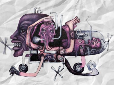 kağıt, arka plan ile zihin ve beden rejenerasyon