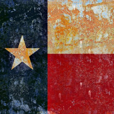 Texas arka plan kopya alanı için metin - 3d çizim ile    