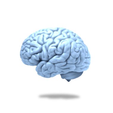  insan beyninin arka plan - 3d çizim