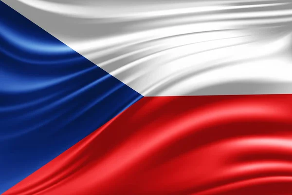 Прапор Чехії Копією Простір Вашої Ілюстрації Тексту — стокове фото