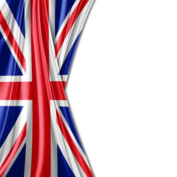 Bandeira Reino Unido Com Espaço Cópia Para Seu Texto Sobre — Fotografia de Stock