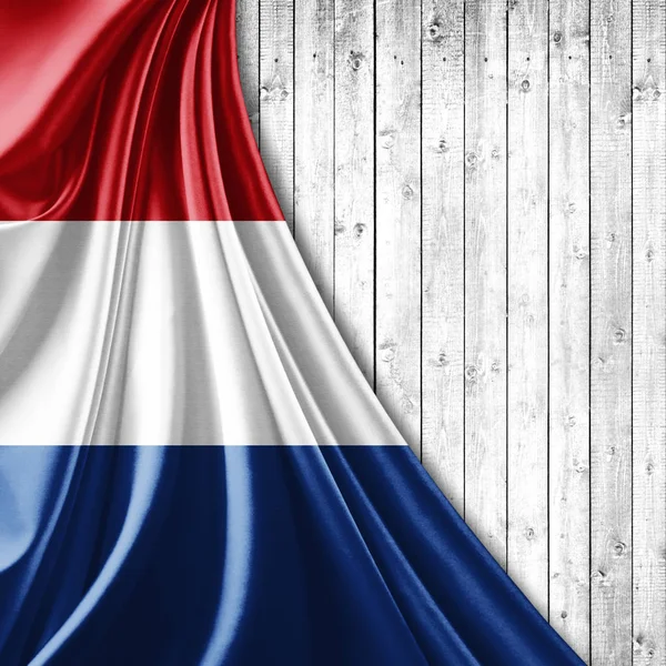 Bandera Holanda Con Espacio Copia Para Texto Ilustración —  Fotos de Stock