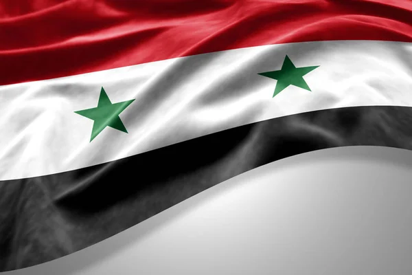 Flag Syria Copy Space Your Text Illustration — Stock Photo, Image