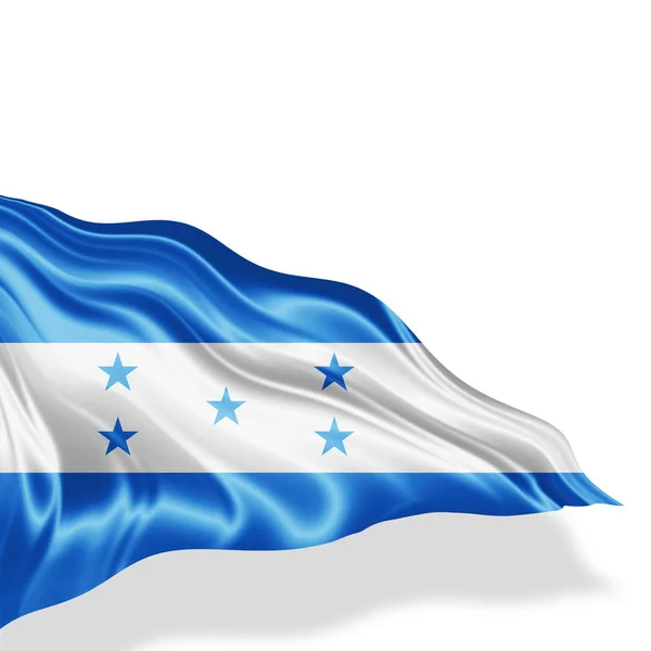 Flag Honduras Copy Space Your Text White Background Illustration — Φωτογραφία Αρχείου