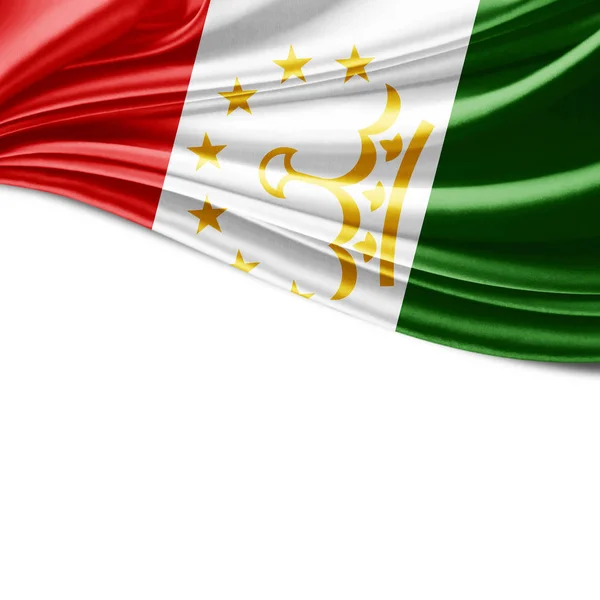 Flagga För Tadzjikistan Med Kopia Utrymme För Din Text Illustration — Stockfoto