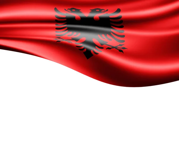 Flag Albania Copy Space Your Text Illustration — Stock Photo, Image