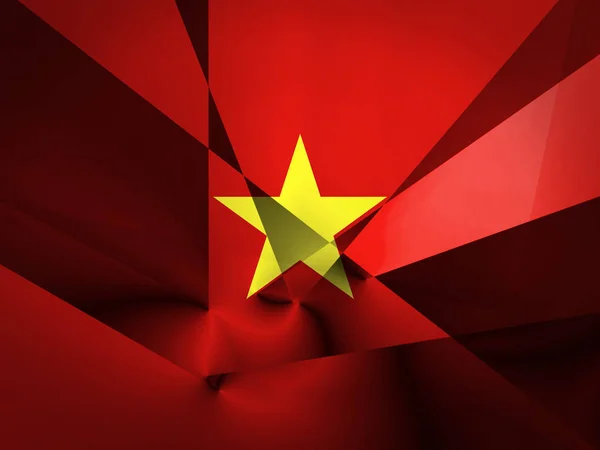 テキストや画像のコピー スペースを持つベトナムの旗 — ストック写真