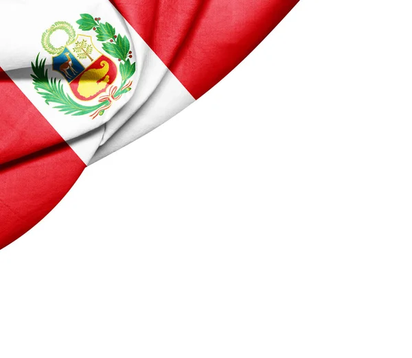 Flaga Peru Kopia Miejsce Twój Tekst Ilustracje — Zdjęcie stockowe