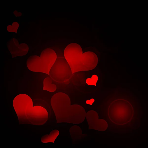 Red Hearts Valentine Day Background Texture — Stock Photo, Image