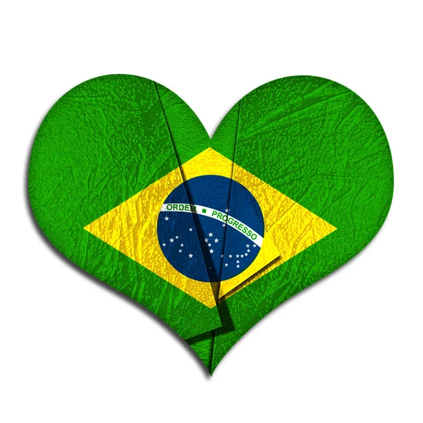 Brazil Flag Copy Space Your Text Images — Stock Photo, Image