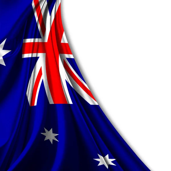 Flaga Australii Kopia Miejsce Twój Tekst Ilustracje — Zdjęcie stockowe